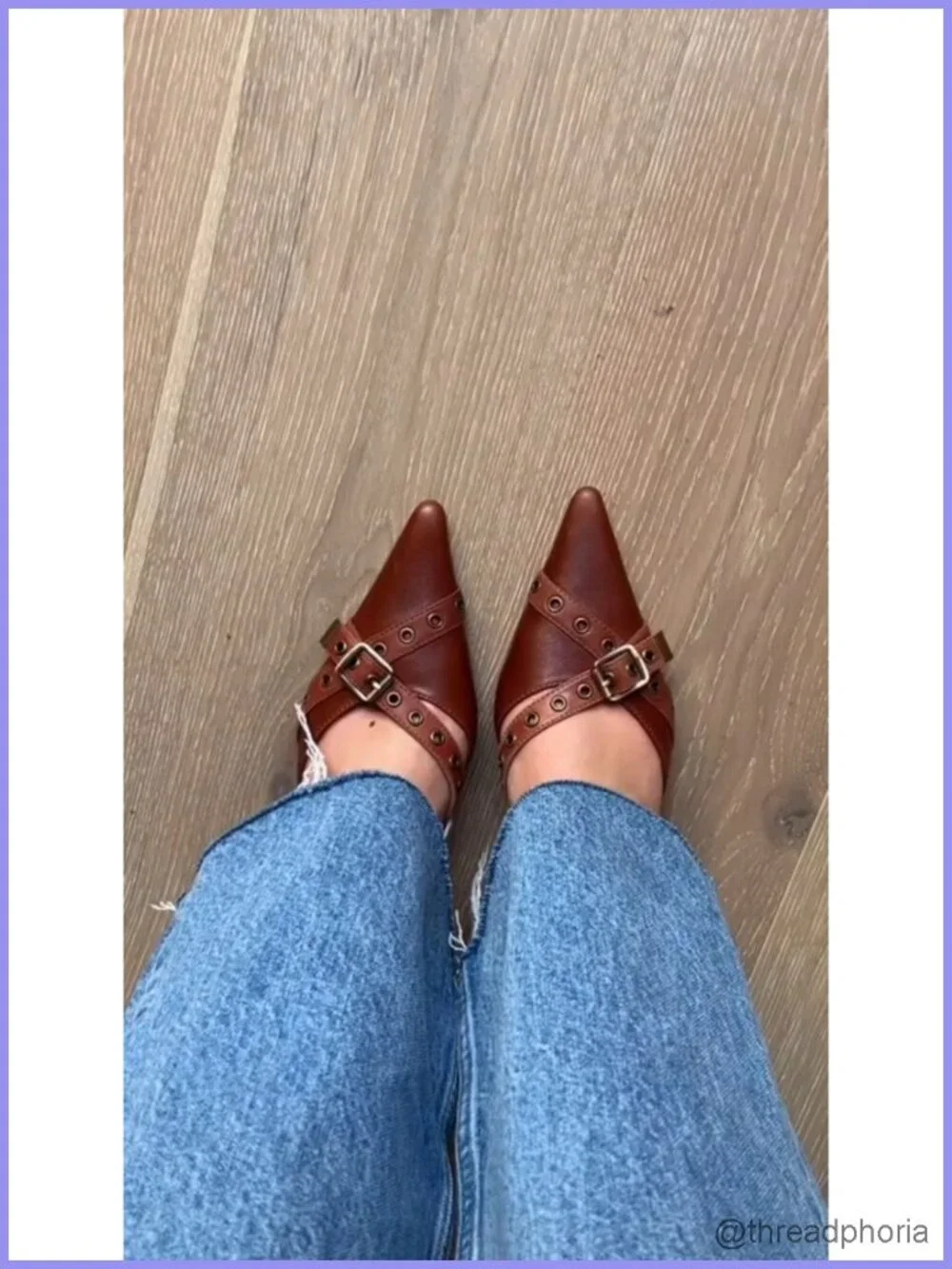Vegan Leather Kitten Heel Mules for Women Pointed Toe Bow Slip On Pumps